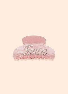 front Bride Rhinestone Claw Clips