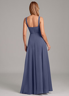 Azazie Shaude Bridesmaid Dresses Stormy A-Line Pleated Chiffon Dress image2