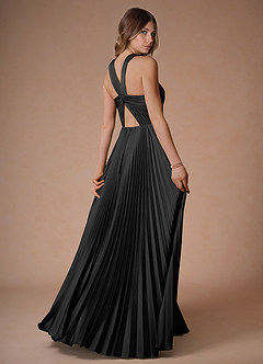 Abito Lungo Nero Afra image2