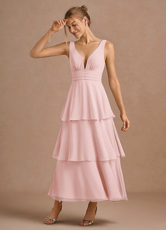 Melisande Rose Poudré Robe midi image4