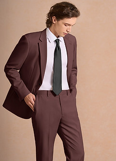 front James Espresso Jachetă de costum elastică structurată