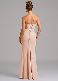 Azazie Sorrel Suknie dla druhen Syrena Gorset Szyfon Do ziemi Sukienka image2