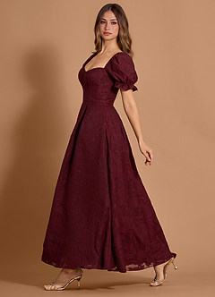 Lanthe Wine Maxi Dress image4