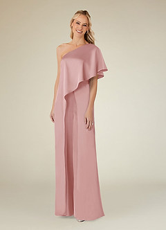 Azazie Hagretta 신부의 어머니 드레스 점프수트/팬츠수트 스트레치 새틴 image3