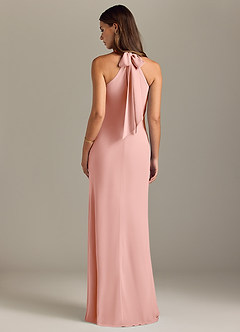 Azazie Doretta Bridesmaid Dresses Rosette Mermaid Pleated Chiffon Dress image8