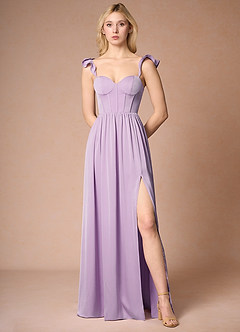 Ginevra Frosted Lilac Corset Dress image4