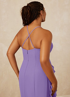 Christian Siriano Bridal for Azazie 1006 Bridesmaid Dresses Tahiti Mermaid Ruched Chiffon Dress image16