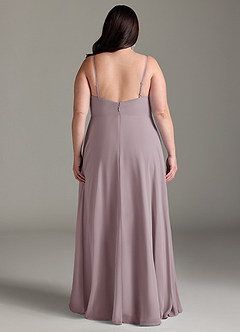 Azazie Akita Bridesmaid Dresses Dusk A-Line Chiffon Dress image6
