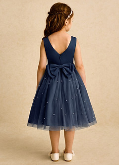 Azazie Bell Flower Girl Klänningar Klänning Balklänning i Tyll Rosett image5