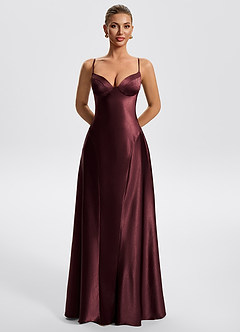Noreen Cabernet A-Line Maxi Dress image5