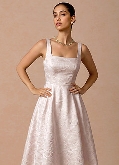 Effie Baby Pink Midi Dress image4