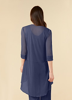 Azazie Frances Mother of the Bride Dresses Stormy Jumpsuit/Pantsuit Scoop Mesh Dress image6