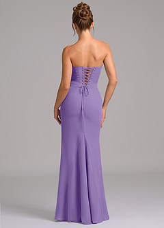 Azazie Sorrel Suknie dla druhen Syrena Gorset Szyfon Do ziemi Sukienka image2