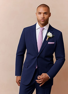 Savile Blue Wool Blend Suit Jacket