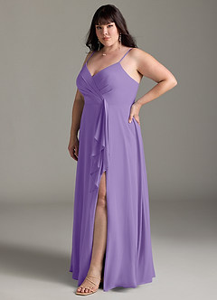Azazie Akita Bridesmaid Dresses Tahiti A-Line Chiffon Dress image8