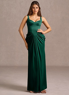 Robe Longue Vert Chasseur Pristina image1