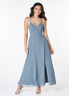 Henderson Power Blue Sleeveless Maxi Dress image4
