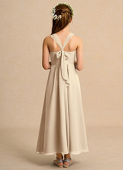 Azazie Tater Girl Flower Girl Klänningar Klä A-Line i Chiffong Plisserad image2