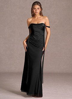 Maxi jurk Margaret Zwart image3