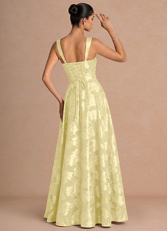 Vestido Sorbete De Limón Largo Azaria image2