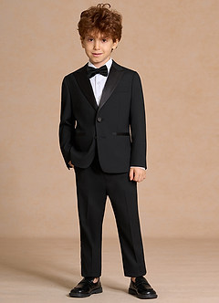 front Michael Black Boys Peak Lapel Tuxedos