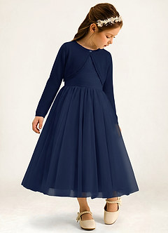 front Azazie Dziewczęcy szal dziergany