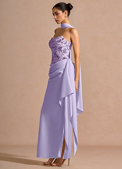 Aspasia Purple Sequins Maxi Dress image5