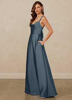 Christian Siriano Bridal for Azazie 1001 Bridesmaid Dresses Twilight A-Line Sweetheart Neckline Stretch Satin Dress image4