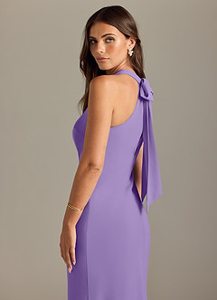 Azazie Doretta Bridesmaid Dresses Tahiti Mermaid Pleated Chiffon Dress image6