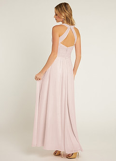 Azazie Claudia Bridesmaid Dresses Rose Petal A-Line Sweetheart Neckline Chiffon Dress image4