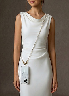 front Parel tashangertje, elegant gelaagd ontwerp, telefoonketting