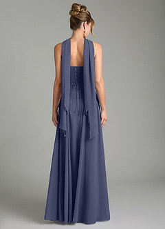 Azazie Gabriela Brautjungfernkleider Eine Linie Korsett Chiffon Kleid Sturm image2