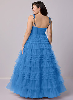 Barbie ♥ Azazie Bridesmaid Dresses Blue Jay A-Line Sweetheart Neckline Tulle Dress image7