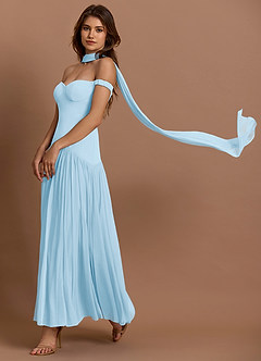 Isolde Sky Blue Maxi Dress image3