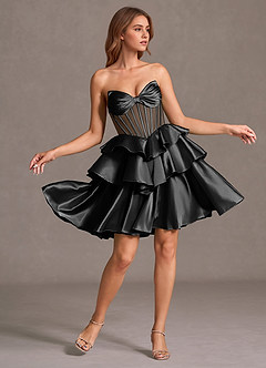 Aurisse Black Mini Dress image3