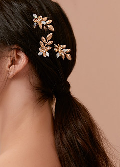 front Cristeta Hair Pin Set