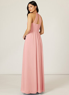 Azazie Sarah Final Sale Rosette Empire Pleated Chiffon Dress image5