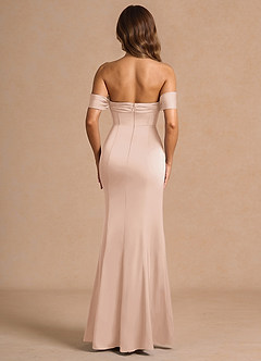 Maxi jurk Aurelie Poederroze image2