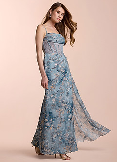 Maxi jurk Kiara Poederblauw image4