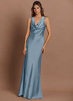 Cheryl 파우더 블루 맥시 드레스 image3