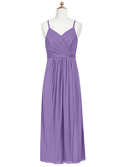 Azazie Luxy Junior Tahiti Pleated Mesh Dress image6