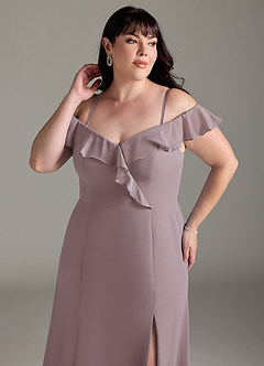 Azazie Sophie Bridesmaid Dresses Dusk A-Line Off the Shoulder Chiffon Convertible Dress image12