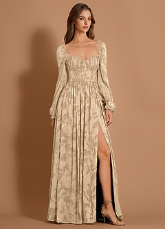 Aniyah Cream Maxi Dress image5