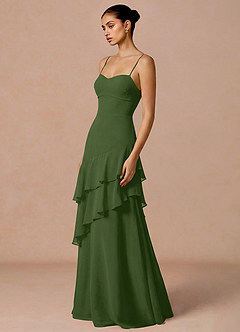 Celestia Olive Maxi Dress image5