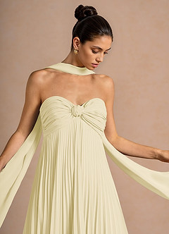 Rosalind Maxi Klänning Citronsorbet image5