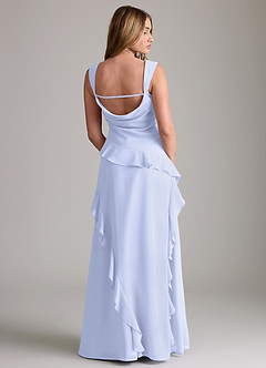 Azazie Sloane Bridesmaid Dresses Lavender A-Line Sweetheart Neckline Chiffon Dress image2