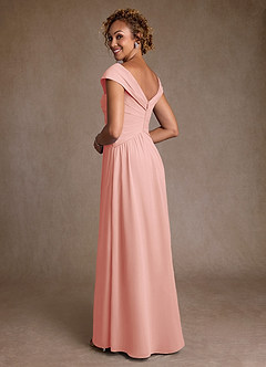 Azazie Myrtle Abiti per la Madre della Sposa Abito A-Line in Chiffon Plissettato Rosetta image2