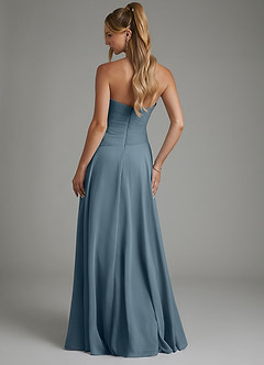 Azazie Layla Bridesmaid Dresses Twilight A-Line Strapless Chiffon Dress image2