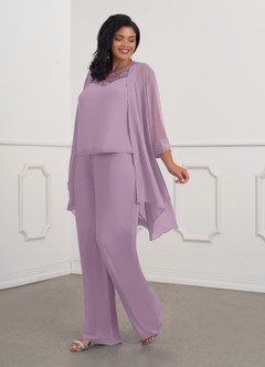 Azazie Maura Mother of the Bride Dresses Wisteria Jumpsuit/Pantsuit Sequins Chiffon Dress image8