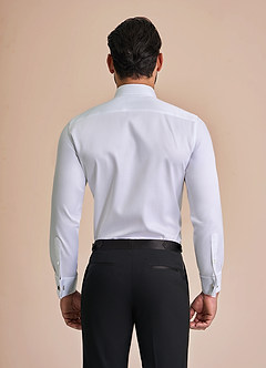 front Richard White Tuxedo Shirt